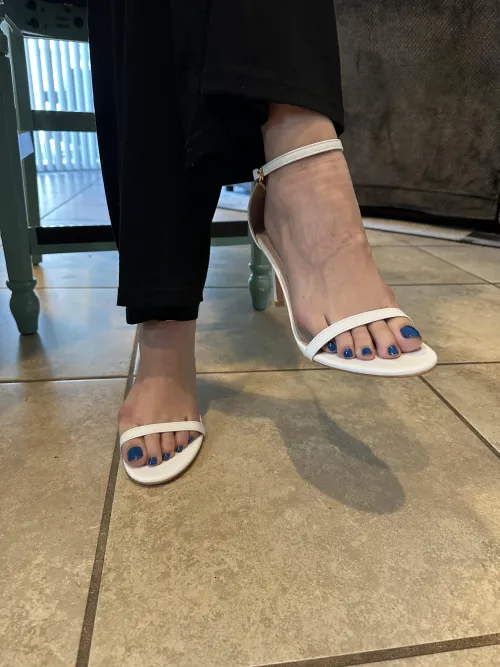 Pretty blue and sexy shoes