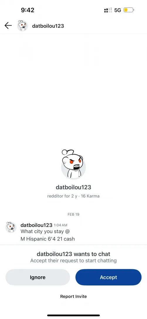 These Reddit DMs 🙄