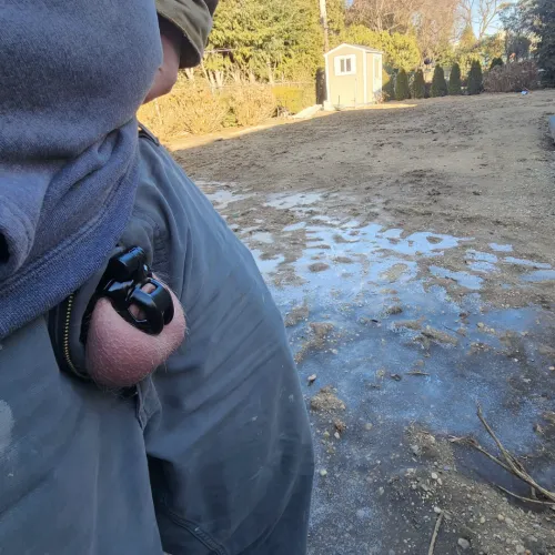 Trying to freeze them off