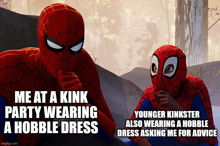 We became friends over sharing same kink.