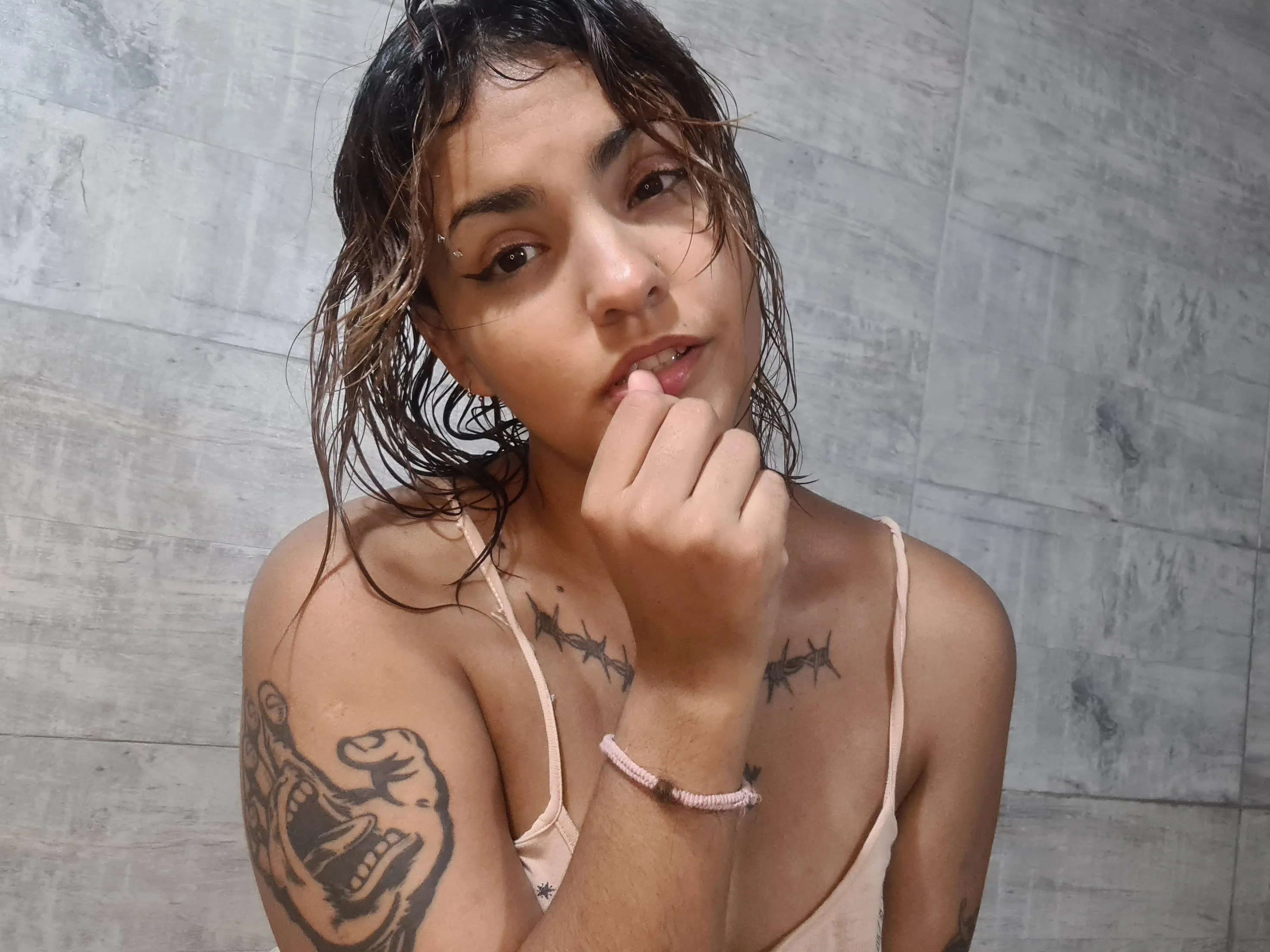 You have to be nice to me so you can see me. First: be obsessed with me. Second: talk to me with her next to me sleeping, that's exciting.