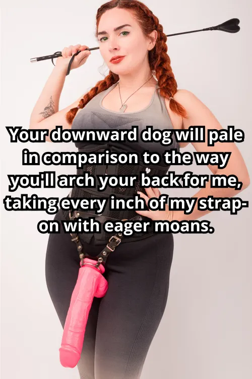 Your body is loose and ready, the perfect state for me to slide into you, claiming you as mine.
 [No Imagefap]