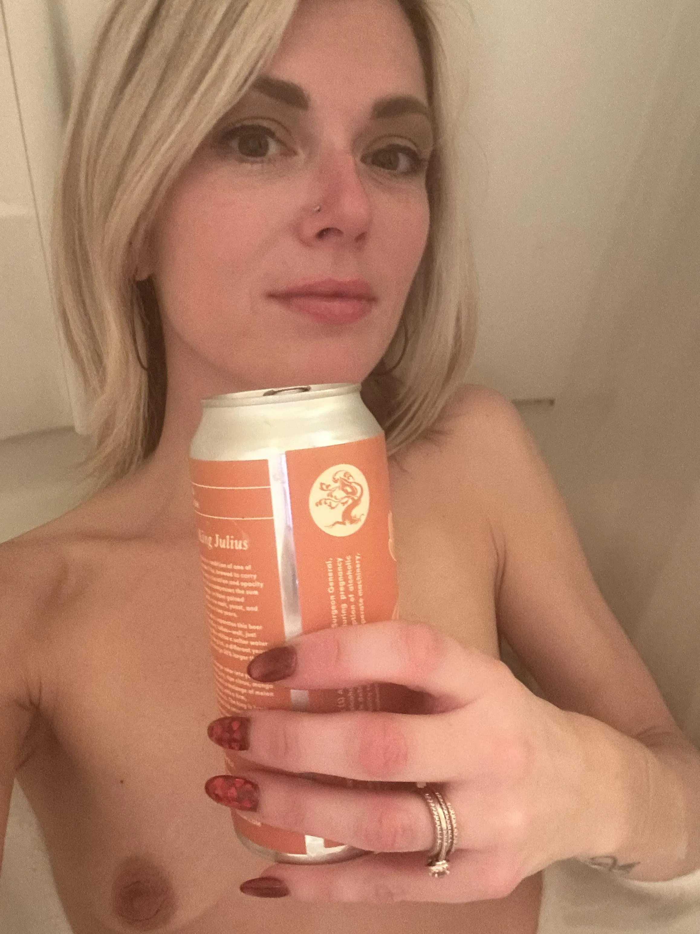 Bathtime beer