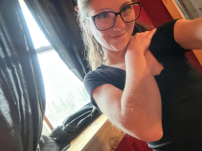 Blonde peach fuzz is the perfect accessory to any selfie