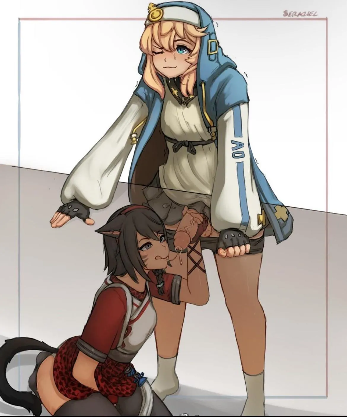 Bridget getting teased :3