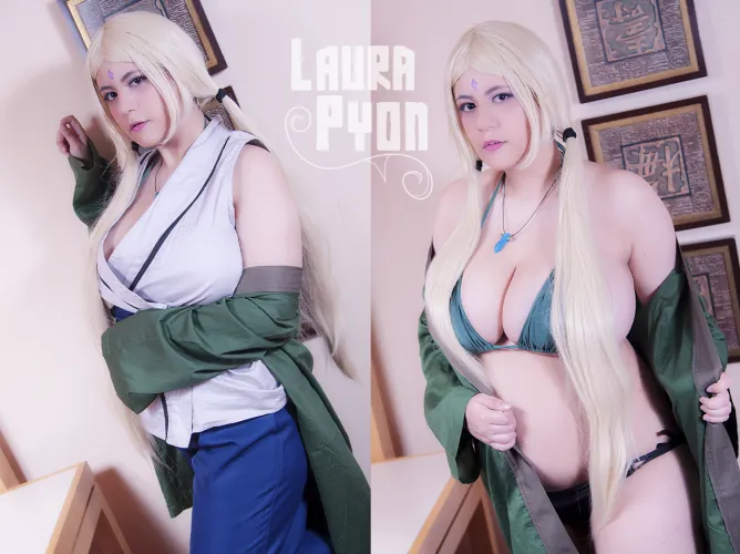 Come have a drink with Tsunade - cosplay by Laura Pyon