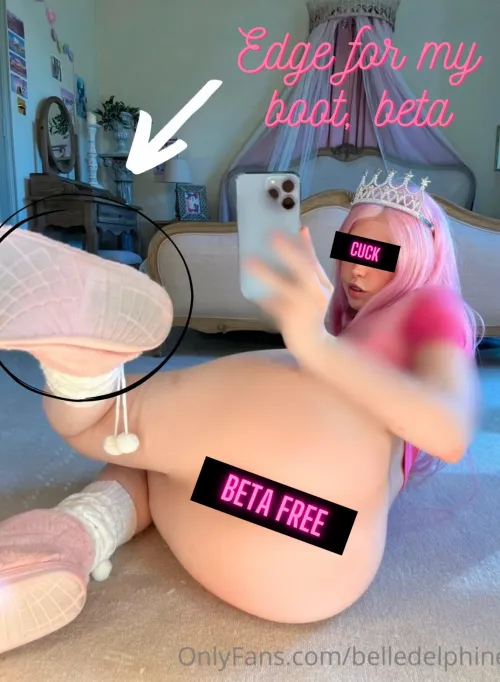 Come on, go edge for her boot beta!