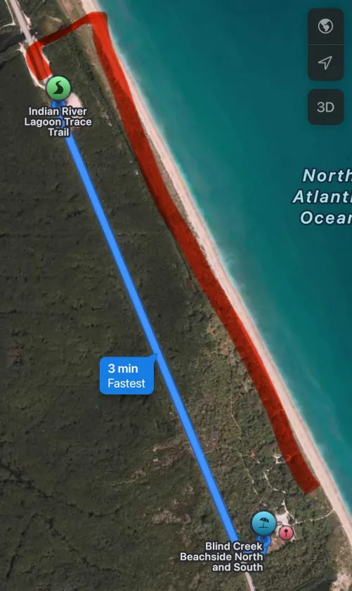 For those that have been back since the Hurricane and since the lot has been closed. We know now where to park but can you follow the blue route and enter on foot where we always park or do we have to follow the red route??? Most helpful answer will get 