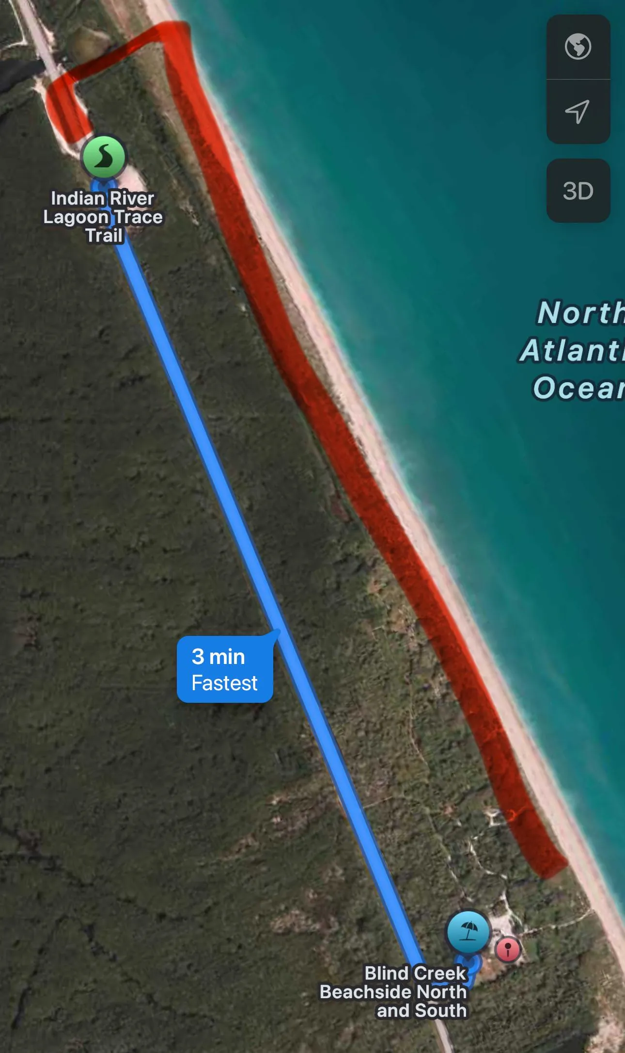For those that have been back since the Hurricane and since the lot has been closed. We know now where to park but can you follow the blue route and enter on foot where we always park or do we have to follow the red route??? Most helpful answer will get 