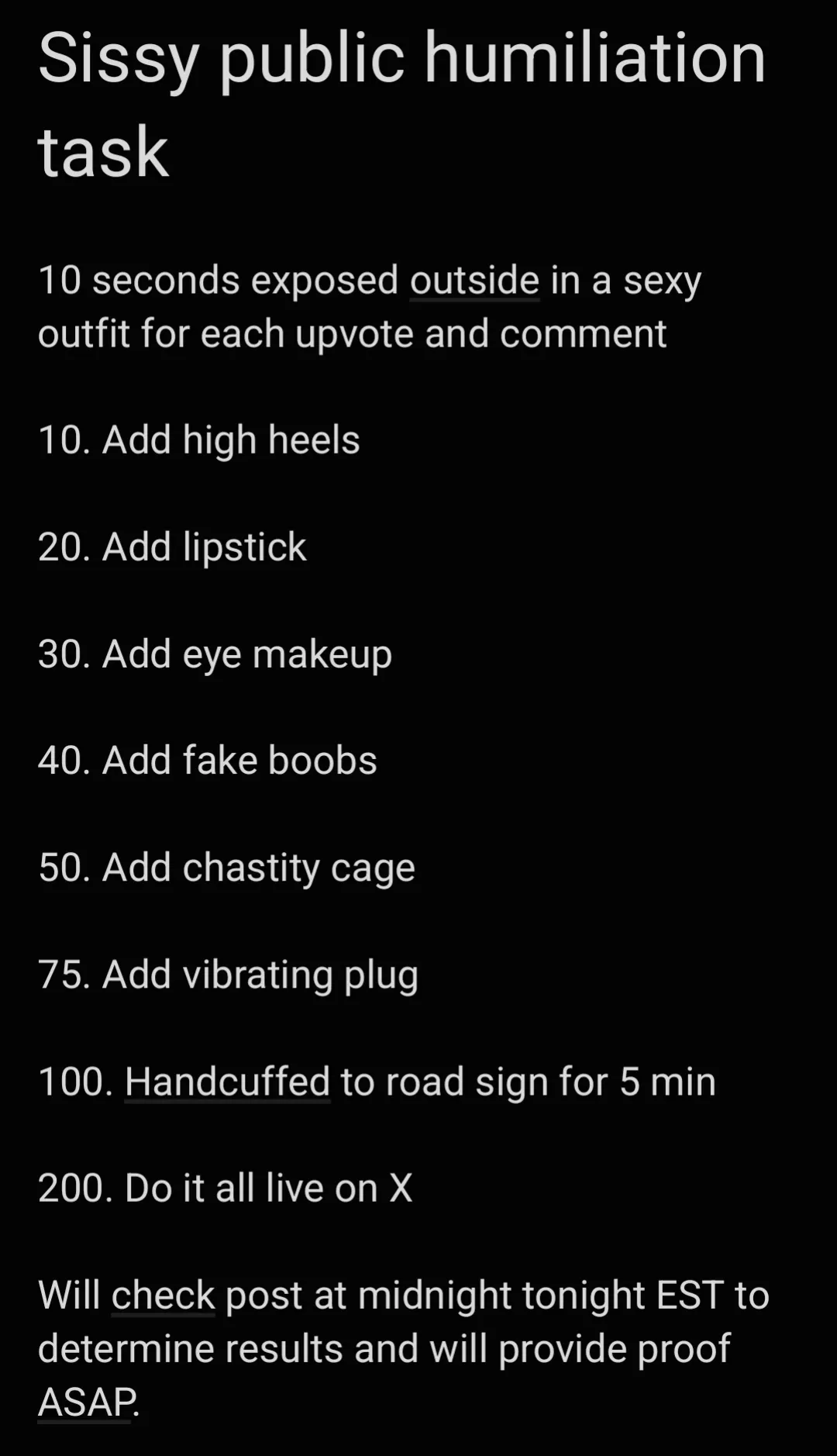 Help this non-passing sissy humiliated herself by giving an upvote or comment.