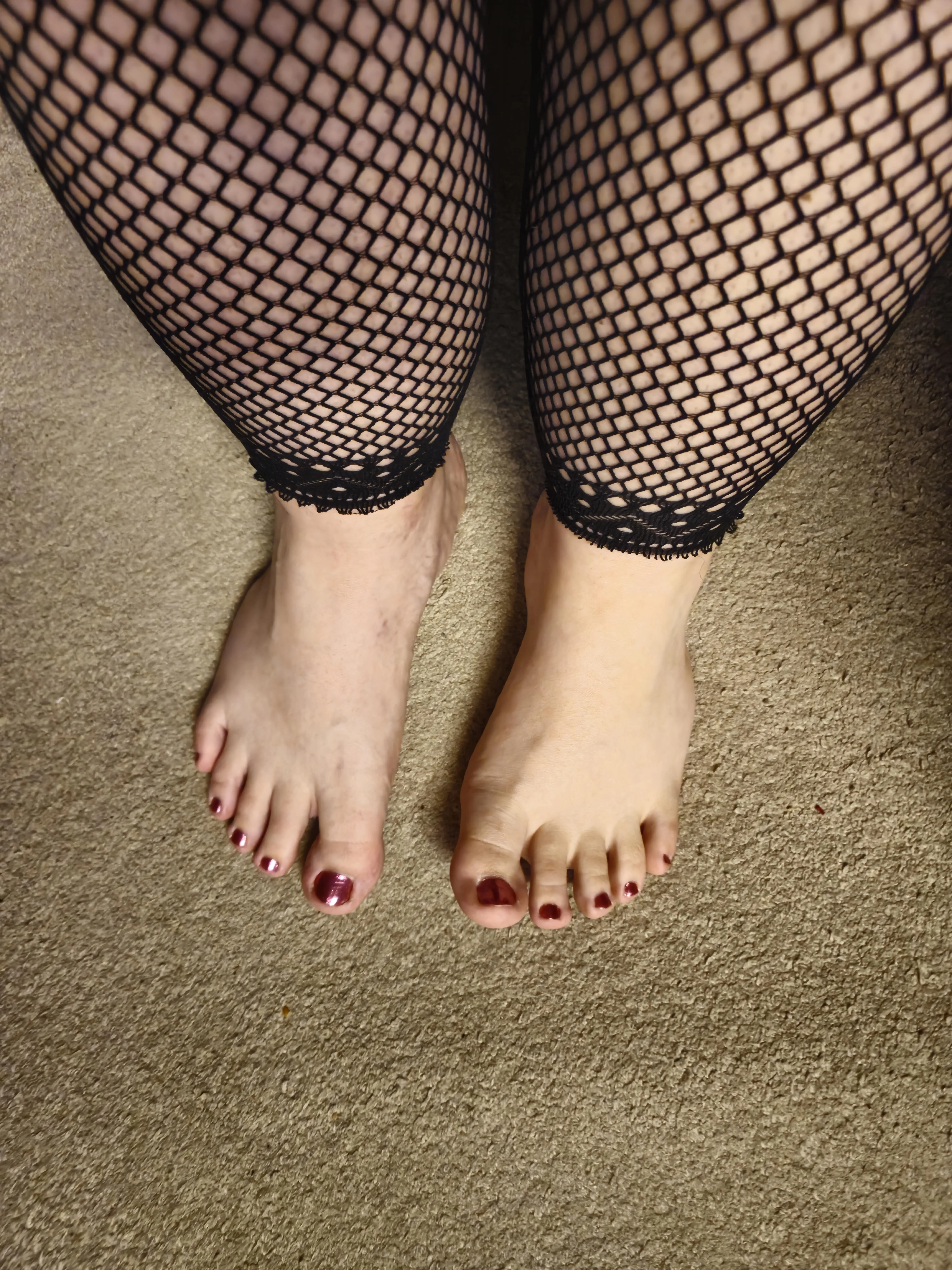 I hope you love feet and fishnets 💜