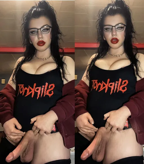 If you saw my girl cock in person, how would you react?