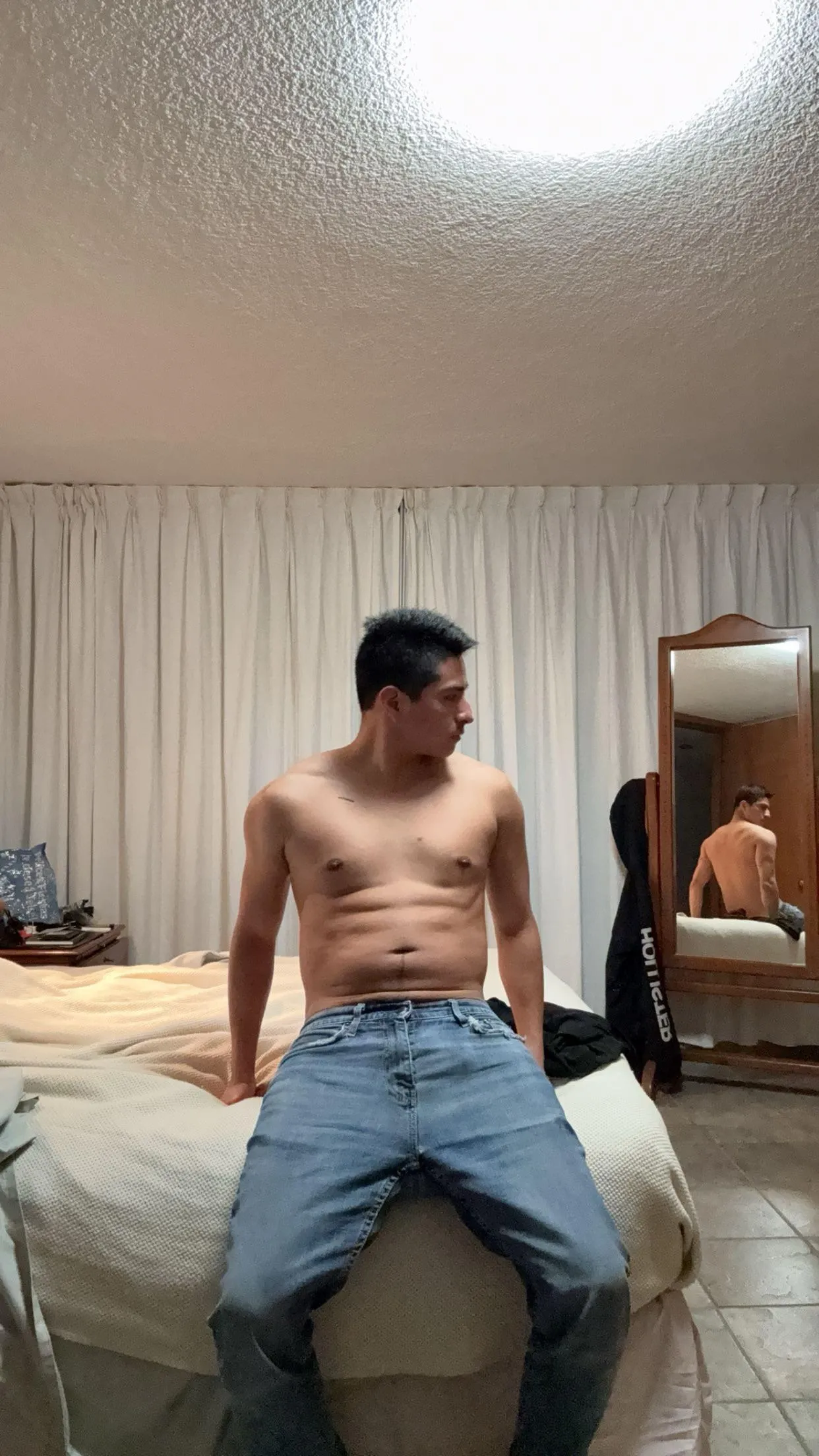 Imagine finding me like this in your room