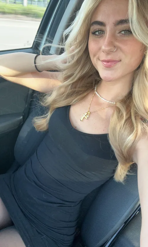 just wearing something nice to make up for it