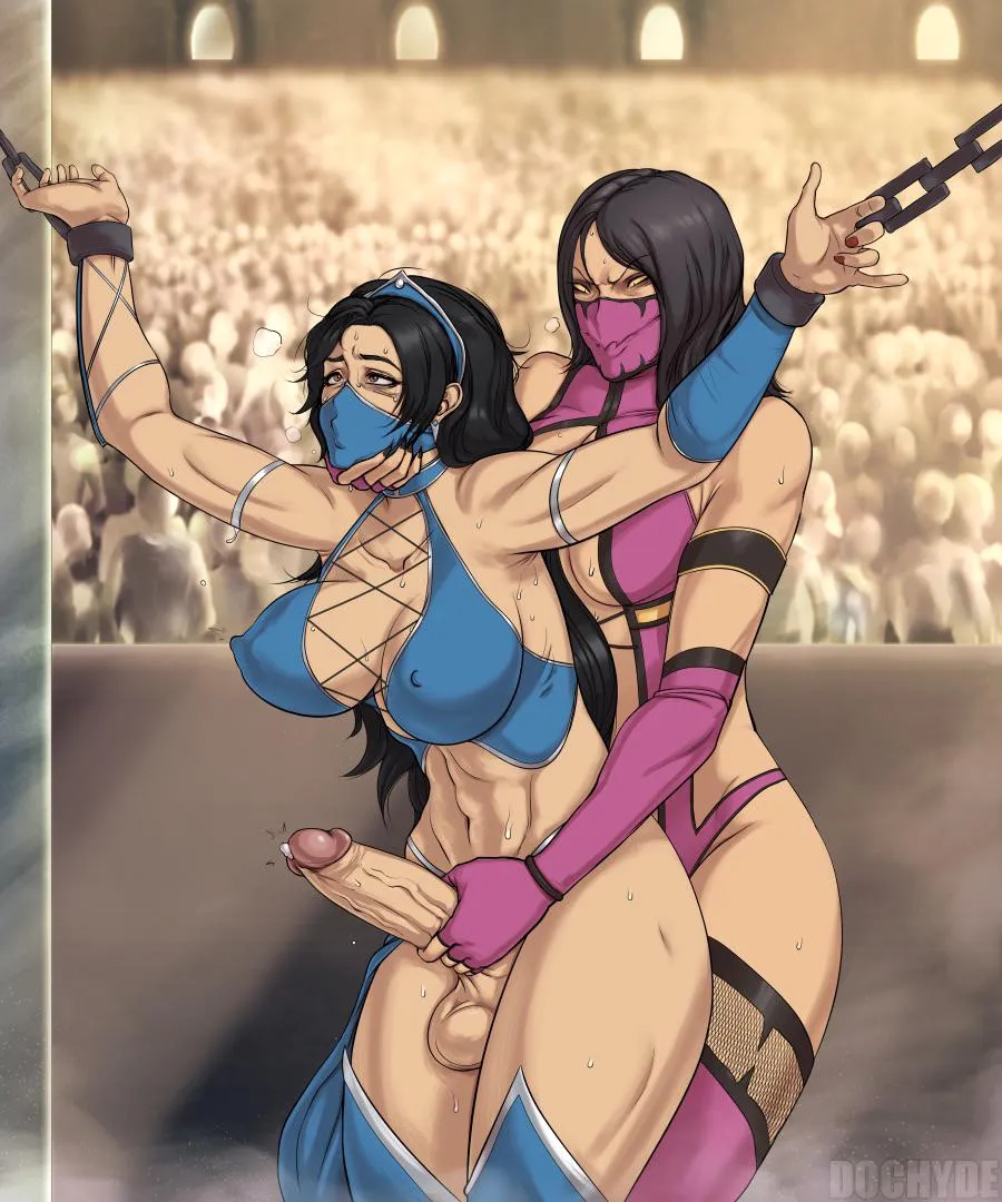Kitana and Mileena (mortal kombat) (dochyde)