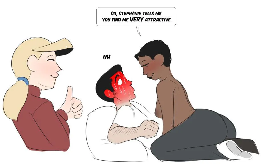 She knew her hubby had a thing for chocolate so she got him some for v day(jamesab)