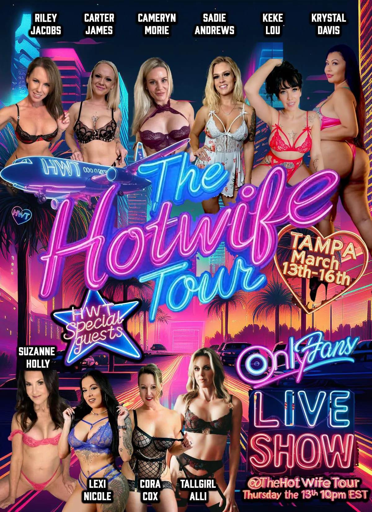 We'll be in Tampa 3/13 - 3/16 to Party and Play