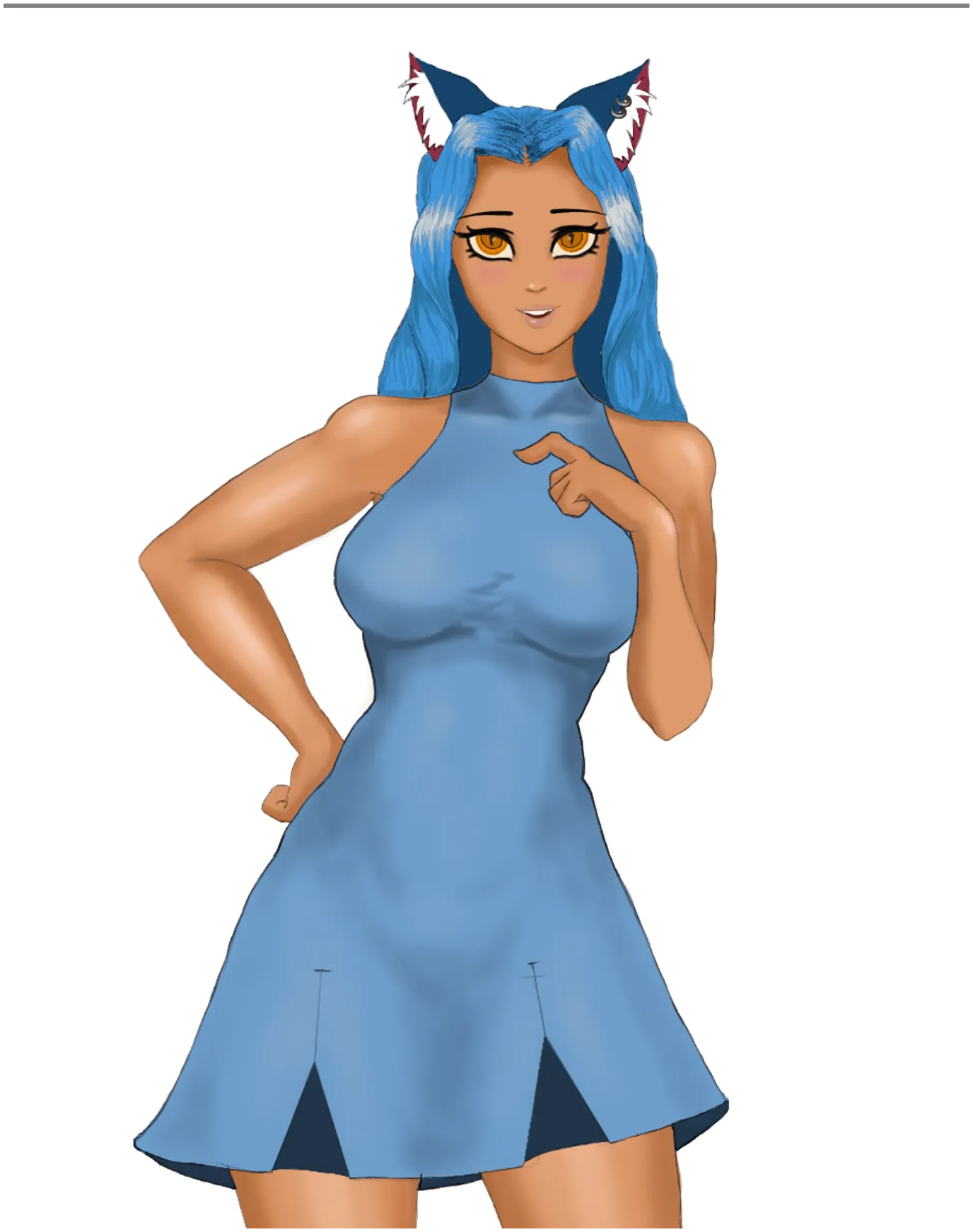 What do you think about this art style? I wanted to go for a more  What do you think about this art style? I wanted to go for a more