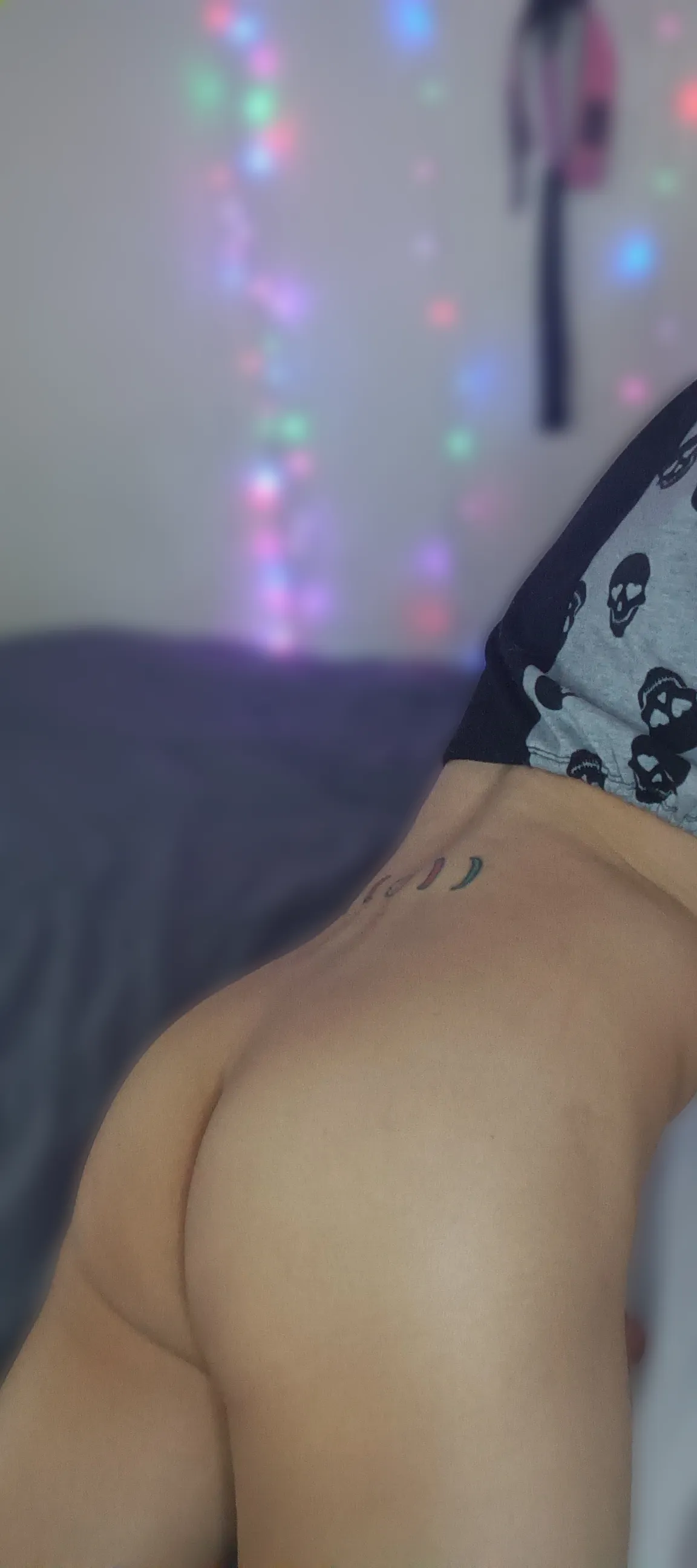 You Have Me Bent Over, No Just Put your Thumbs On The Half Moons.