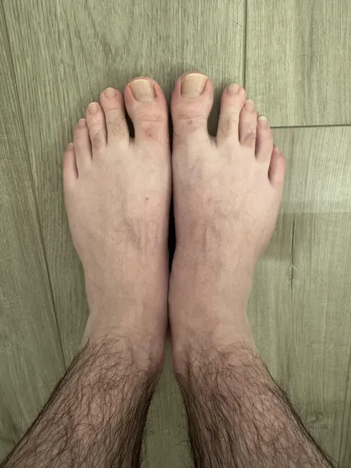 28 M how do you like my feet fresh from work boots?