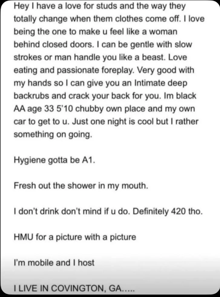 34 [m4F] #covington, ga - looking for a stud in Atlanta area that's not scared to link