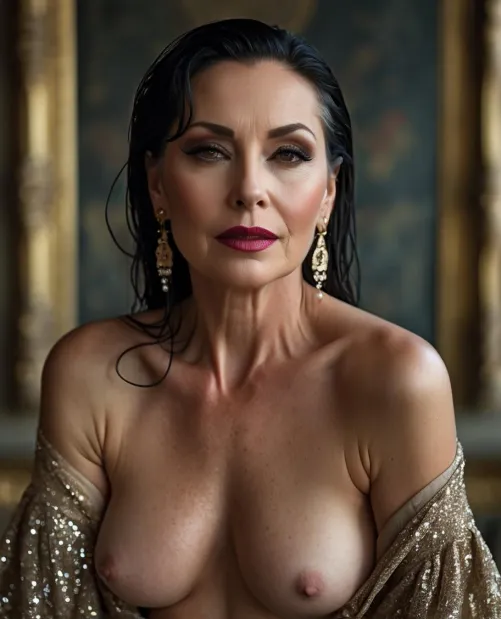 Classy cougar seducing, join her now!