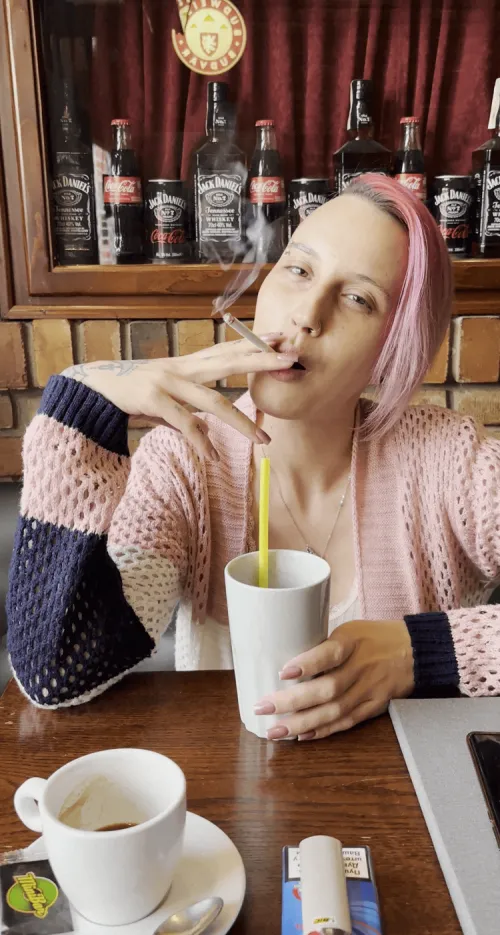 Do you want my exhale before or after your coffee?