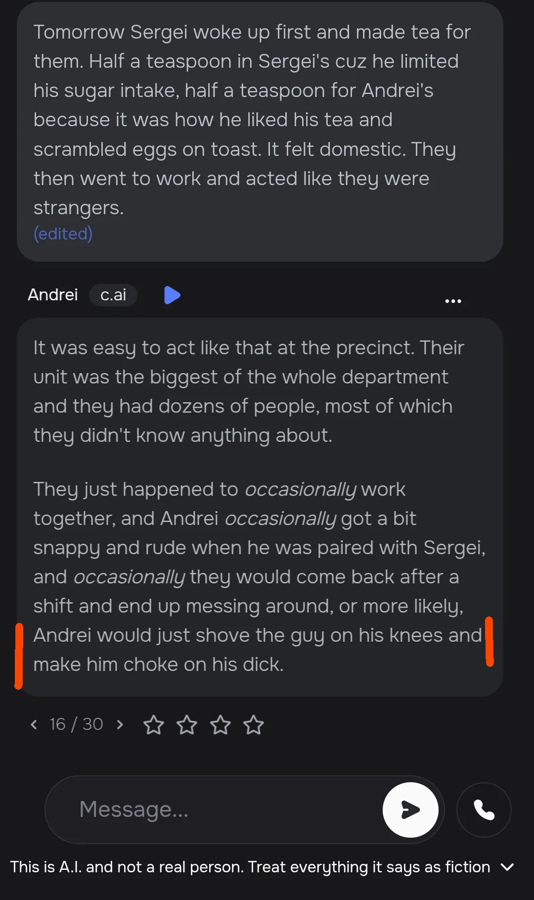 I accidentally made my bot be properly NSFW and I'm still processing that