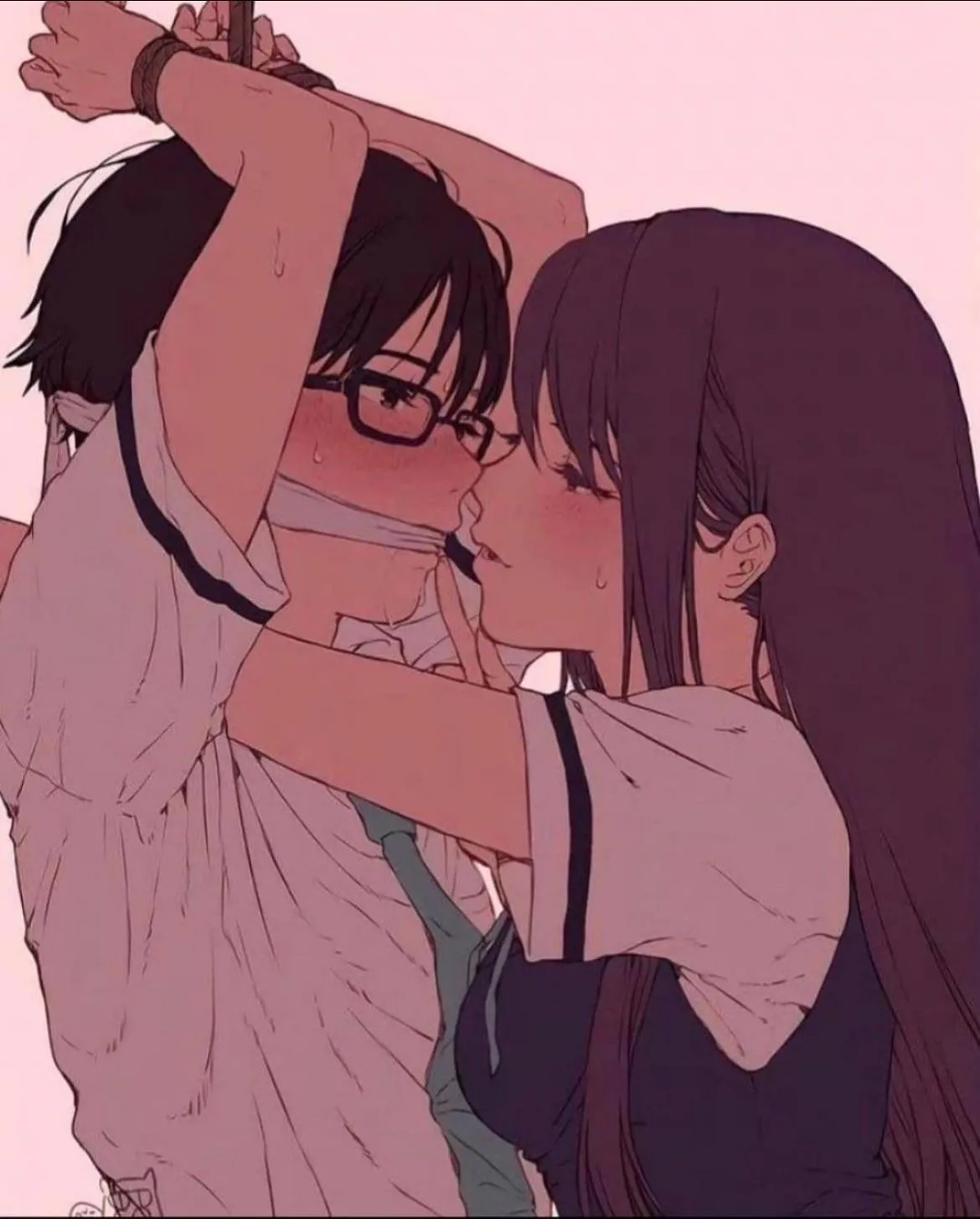 I just want to be a good boy for a sweet girl, ideally one who likes kisses and tying boys up