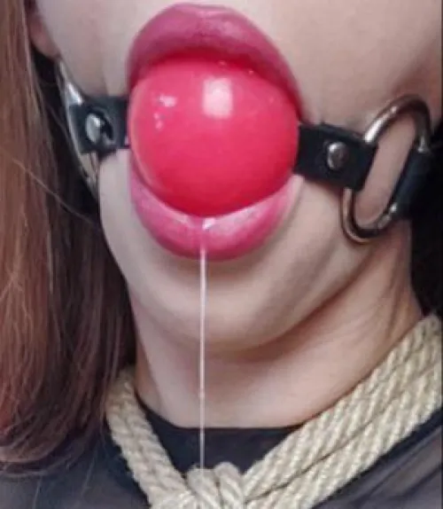 I like when she starts drooling..