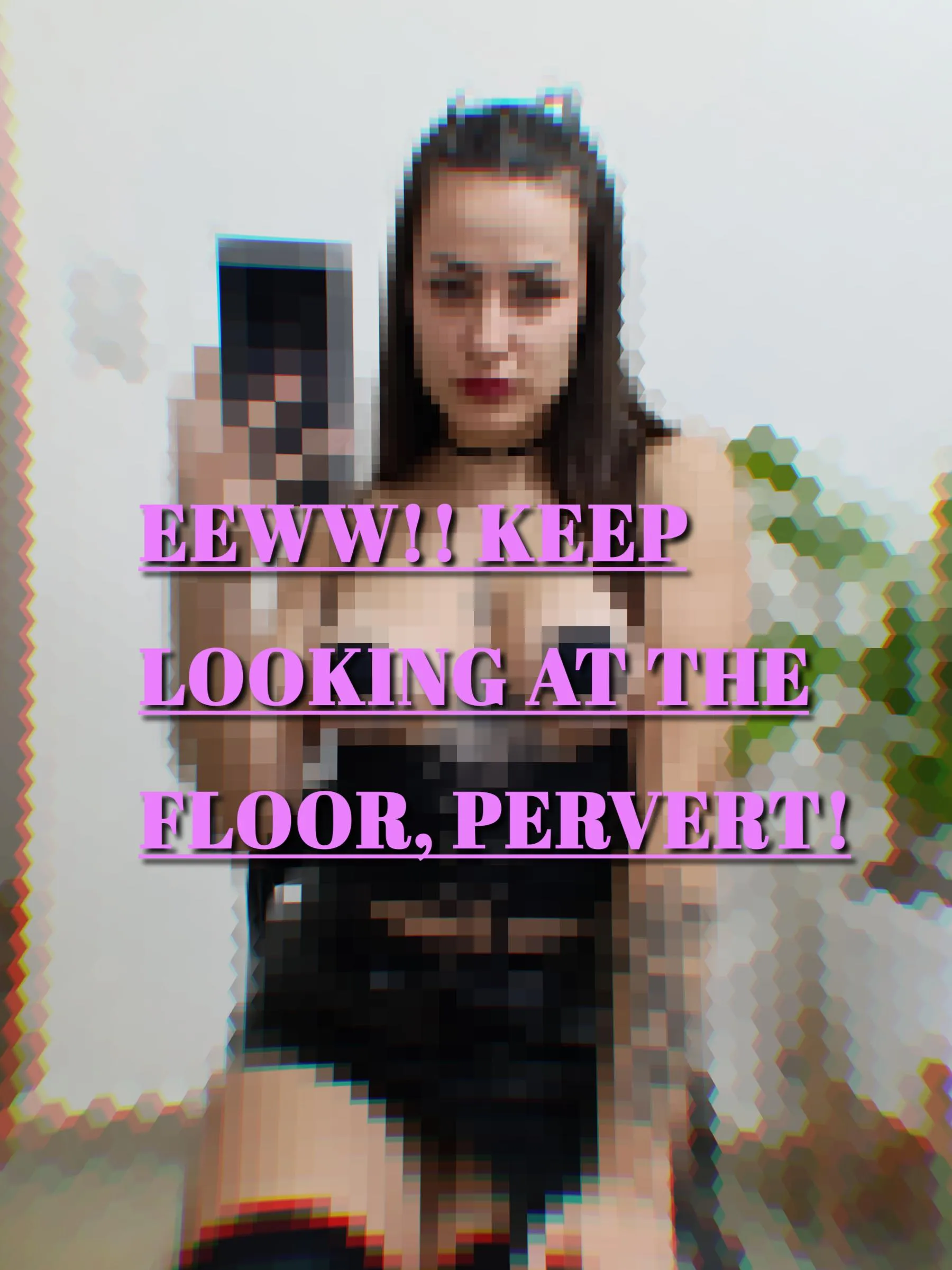 If you look at me for 2 minutes straight, they say you'll cum...