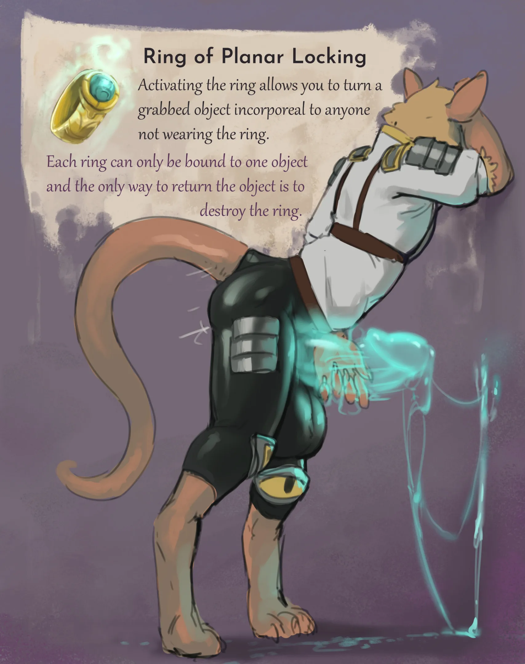 It would be terrible if that ring were to be lost or stolen