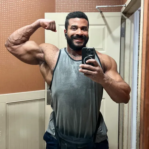 Just a little bicep flex