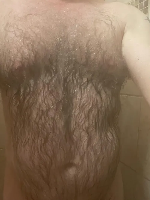 Just a ‘squatch in the shower