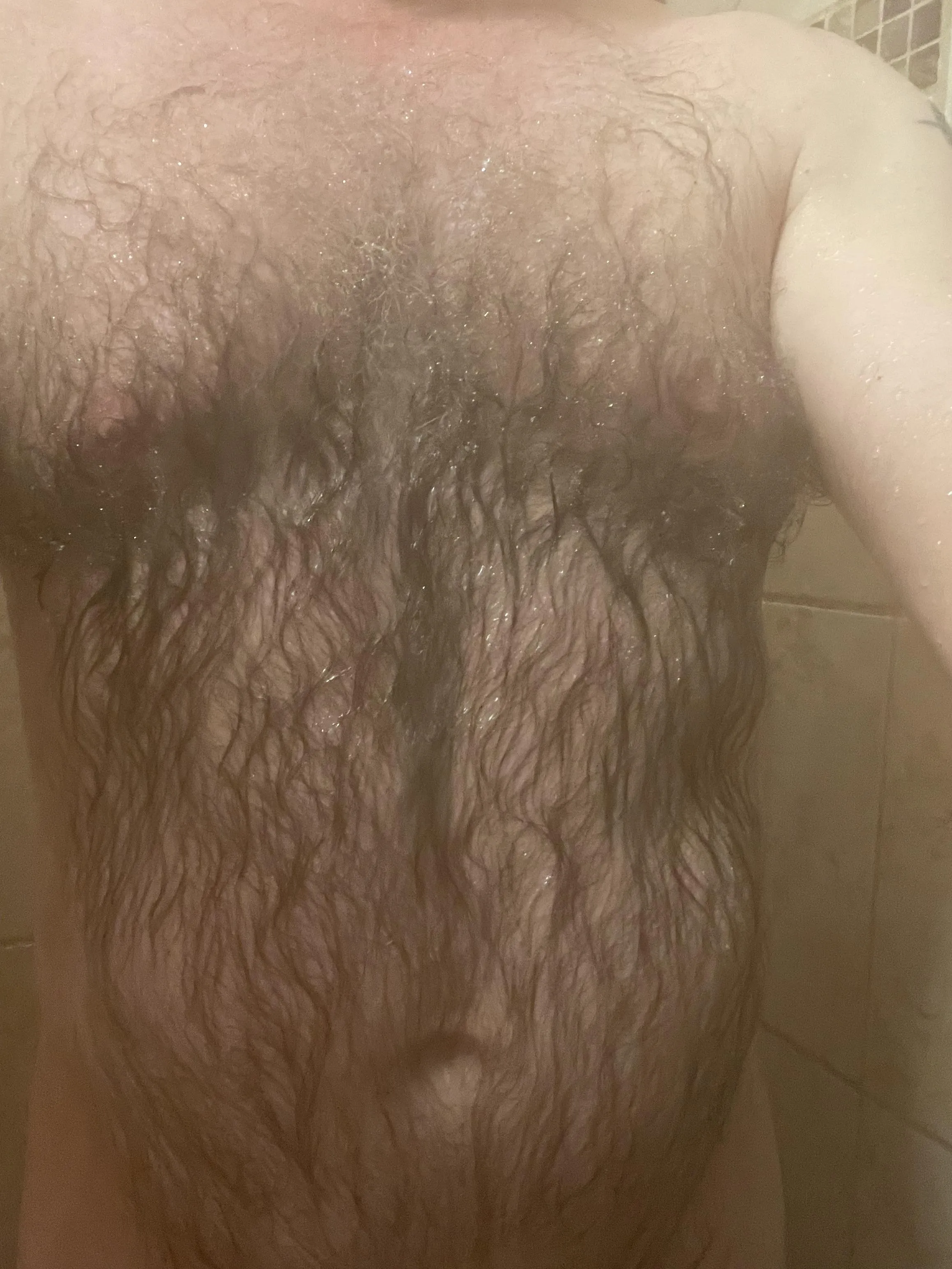 Just a ‘squatch in the shower