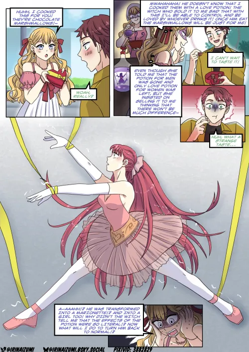 Love Potion (TG / Dollification / marionette TF)