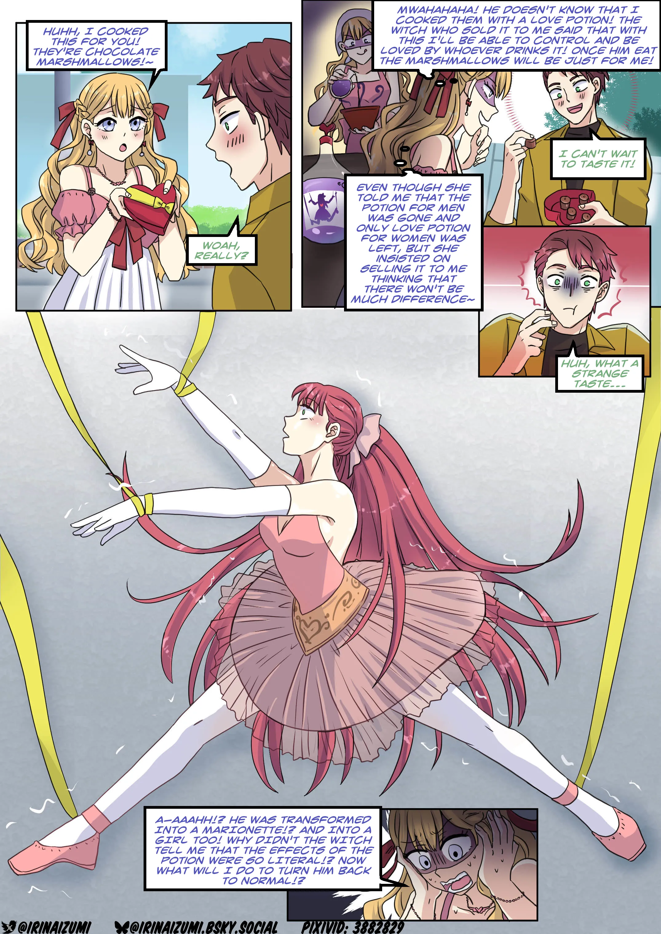 Love Potion (TG / Dollification / marionette TF)