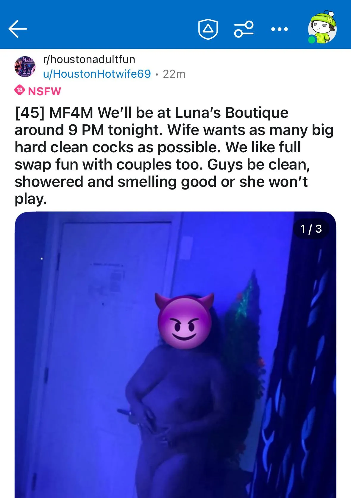 LUNAS BOUTIQUE come show her a good time at 9PM‼️DONT MISS OUT LIKE YESTERDAY ACTION OR YOU WILL REGRET 🫢