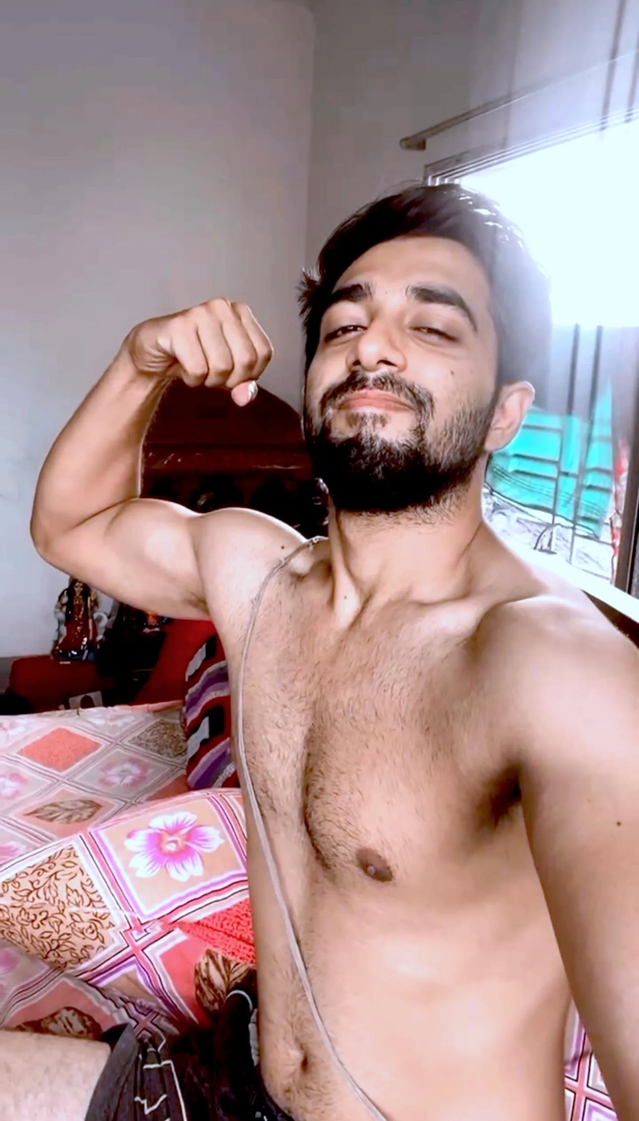 My chest spread is just enough.