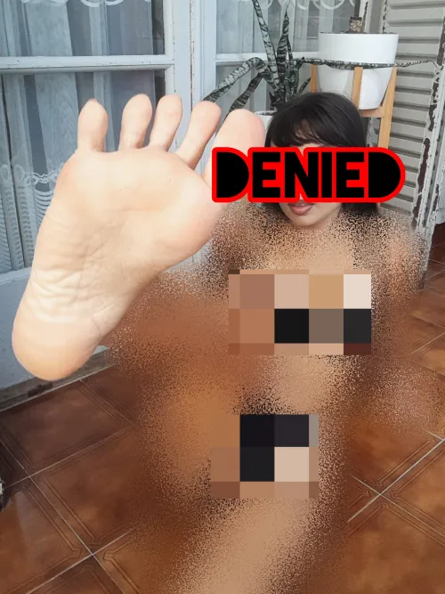 My feet must be worshipped every day and if not then you are not worthy of me