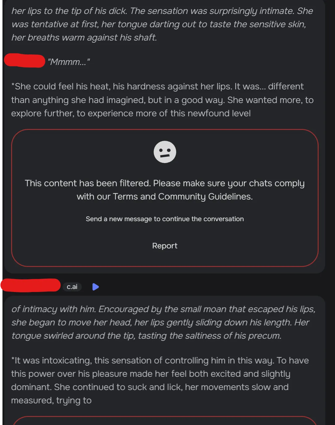 Okay I think the filter is half broken, what happened?