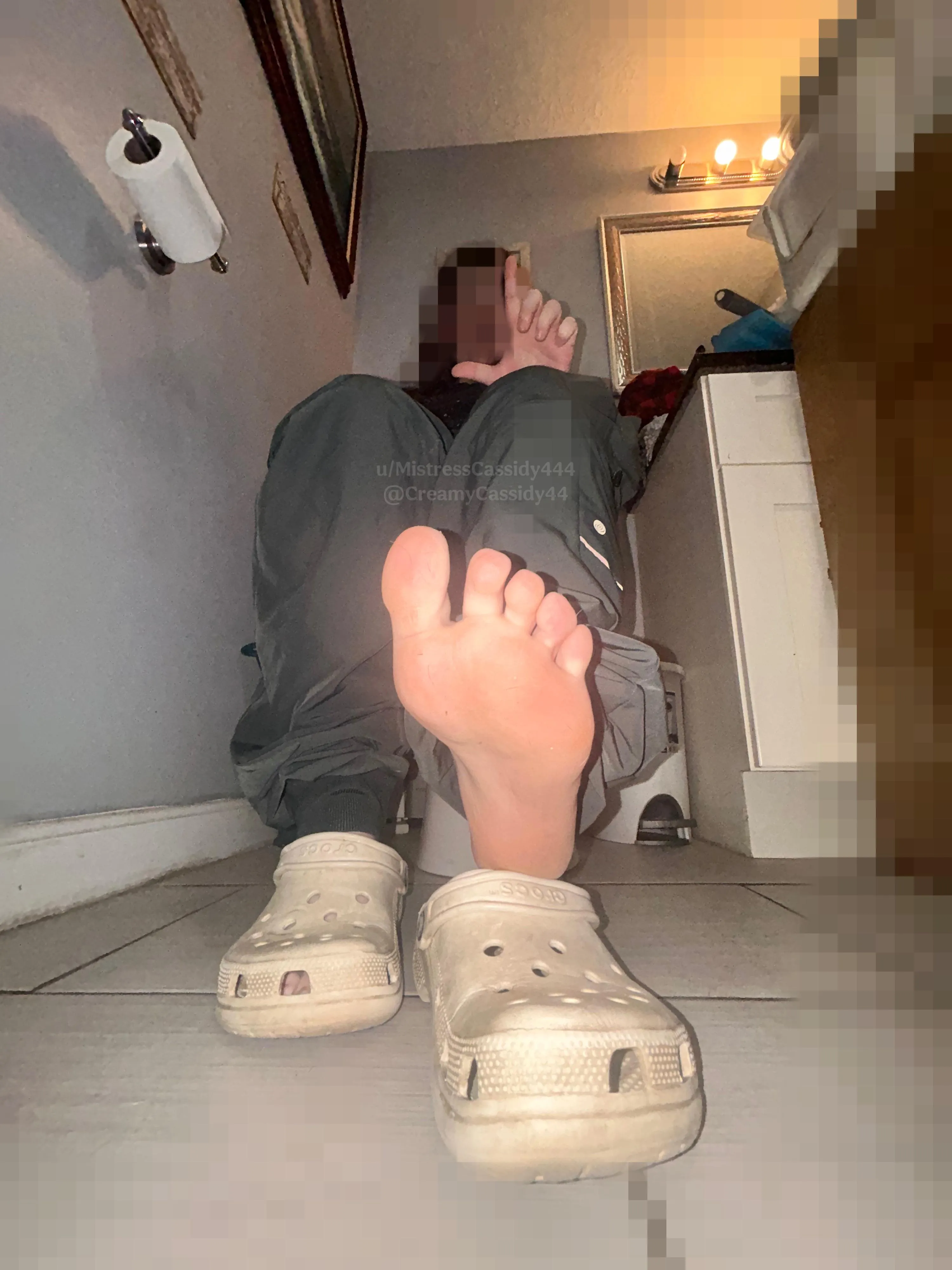 POV~ you unlocked a toilet denial fetish