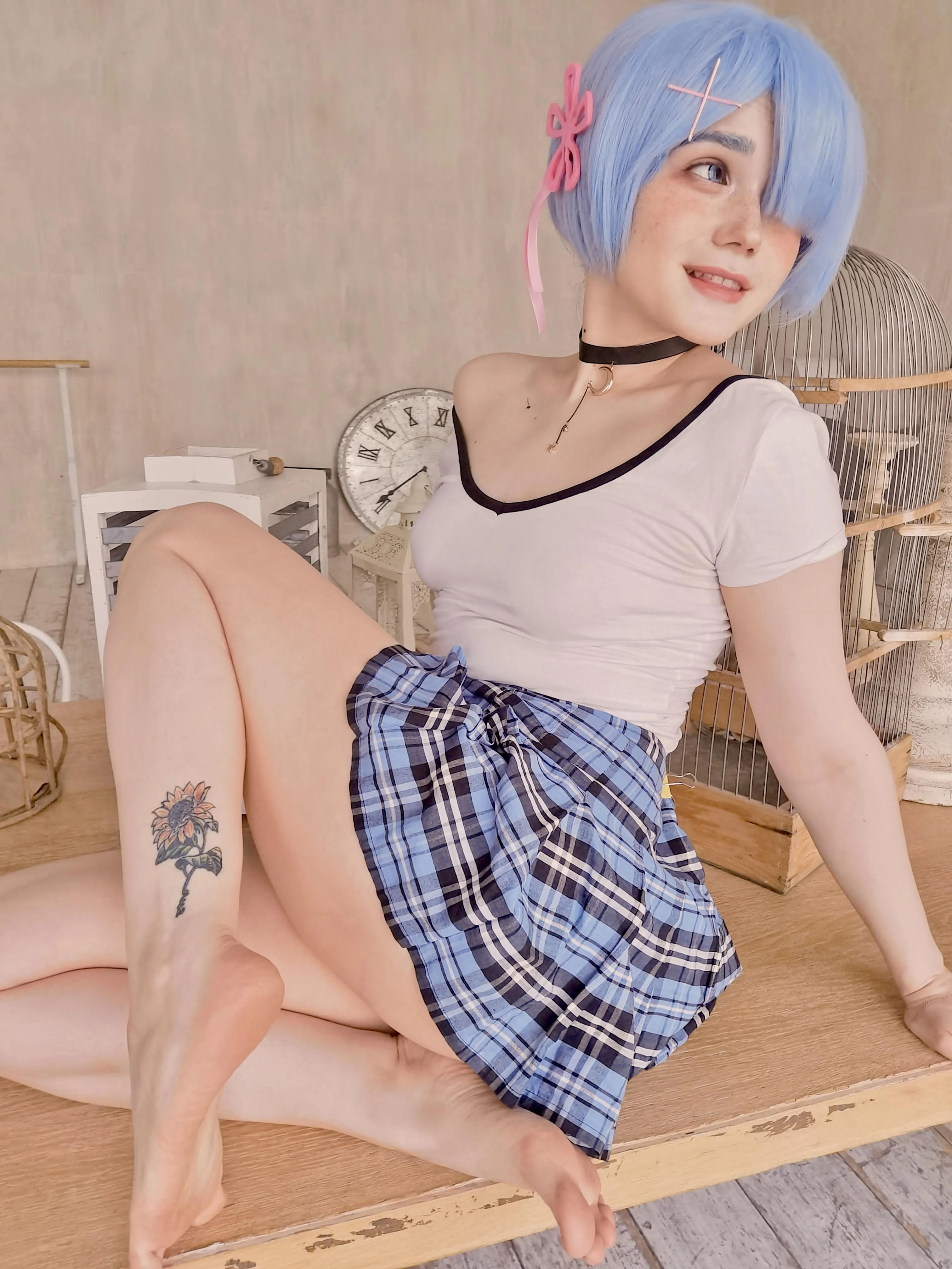 Rem from Re:Zero cosplay by Neyrodesu