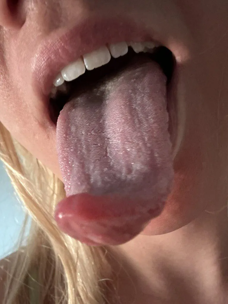 Shoot your load on my tongue