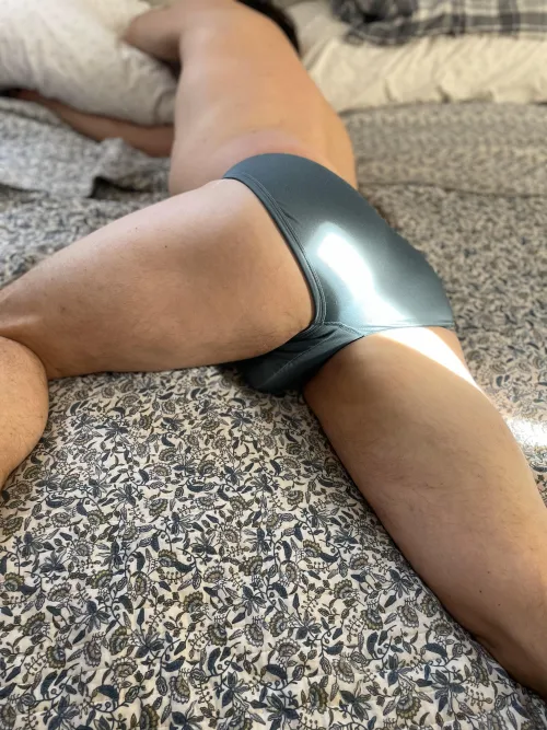 Sleeping in... my briefs. (48)