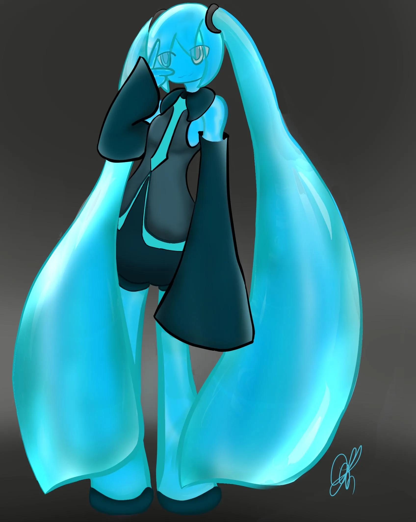 Slime Miku(OC)