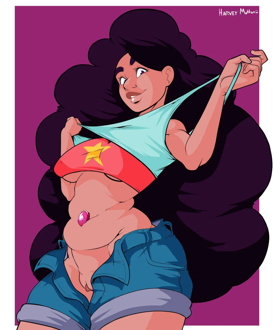 Stevonnie flashing by Harvey mutton