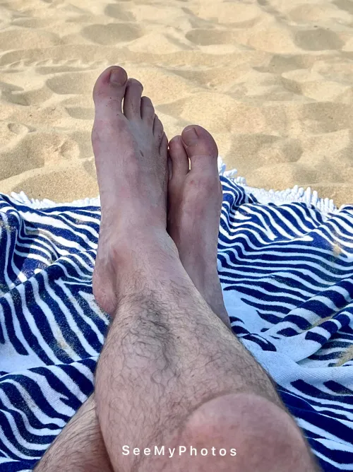 Sun, sea and bare feet