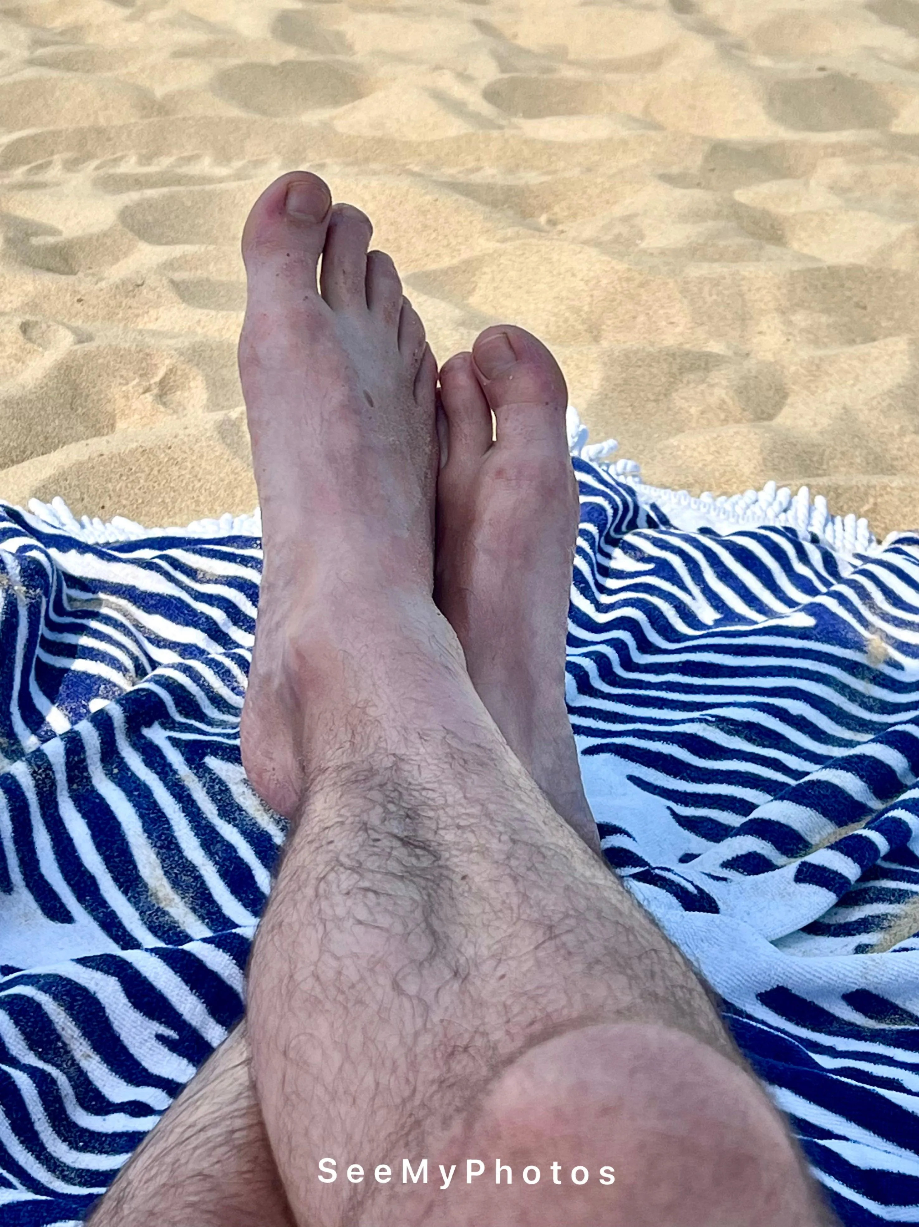 Sun, sea and bare feet