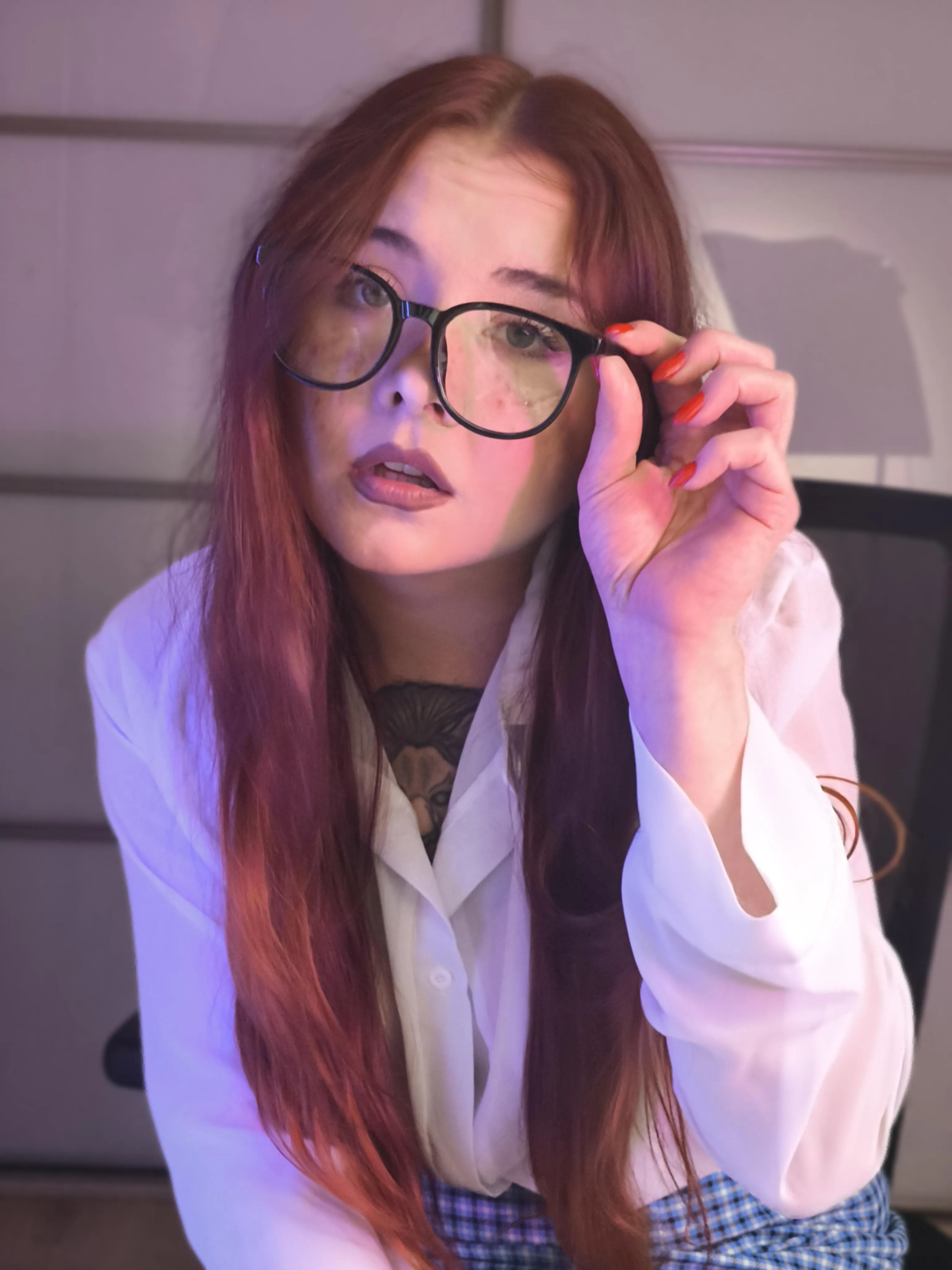 The way I push my glasses up shouldn’t make you feel this way… but it does.